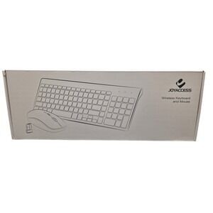 JoyAccess Wireless Keyboard Mouse Combo Black/Grey Battery Operated New‎